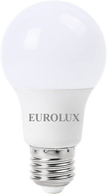 Лампа светодиодная Eurolux LL-E-A60-9W-230-2 7K-E27 (груша 9Вт тепл. Е27) б