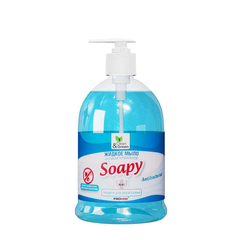 Жидкое мыло "Soapy" Antibacterial, фасовка 500 мл, 1 л, 5 л