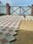 Плитка тротуарная ромашка восточная (в паре) вибролитая (серая и красная) 298х298х45 мм, кв.м #3