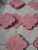 Плитка тротуарная ромашка восточная (в паре) вибролитая (серая и красная) 298х298х45 мм, кв.м #8