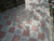 Плитка тротуарная ромашка восточная (в паре) вибролитая (серая и красная) 298х298х45 мм, кв.м #10