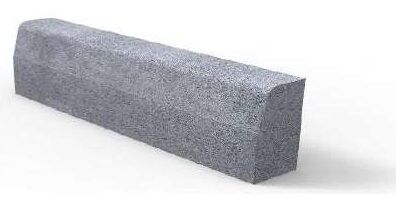 Бордюр каменный бетонный бортовой Магистральный 1000x300x180 коричневый