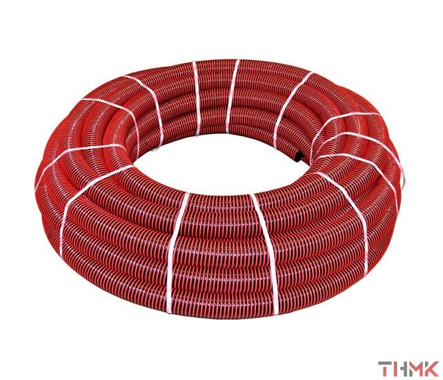 Шланг ассенизаторский морозостойкий ПВХ 76 мм (30 м) красный, CLEAN
