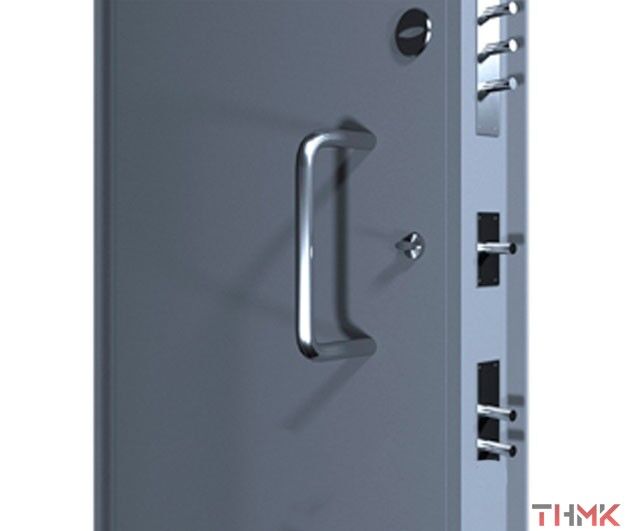 Бронированная взломостойкая полуторная дверь серии ДБВП-III RW/EL, III класса устойчивости к взлому по ГОСТ Р 51113-97