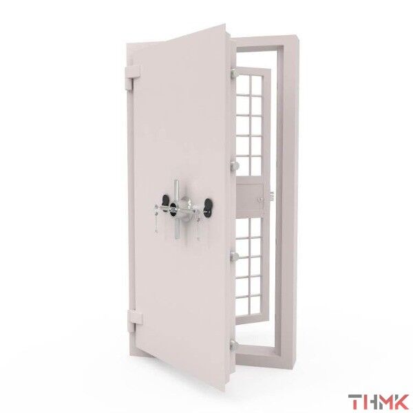 Дверь бронированная взломопулестойкая однопольная серии ДБВПО-III/3, III класса устойчивости к взлому по ГОСТ Р 51113-97