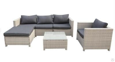 Комплект мебели с диваном YR821G Grey