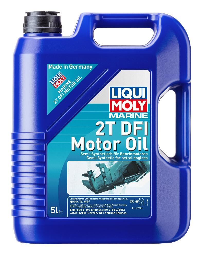 Масло LIQUI MOLY Marine 2T DFI Motor Oil 5 л ( полусинт.для водной техн. TC-W3) 25063