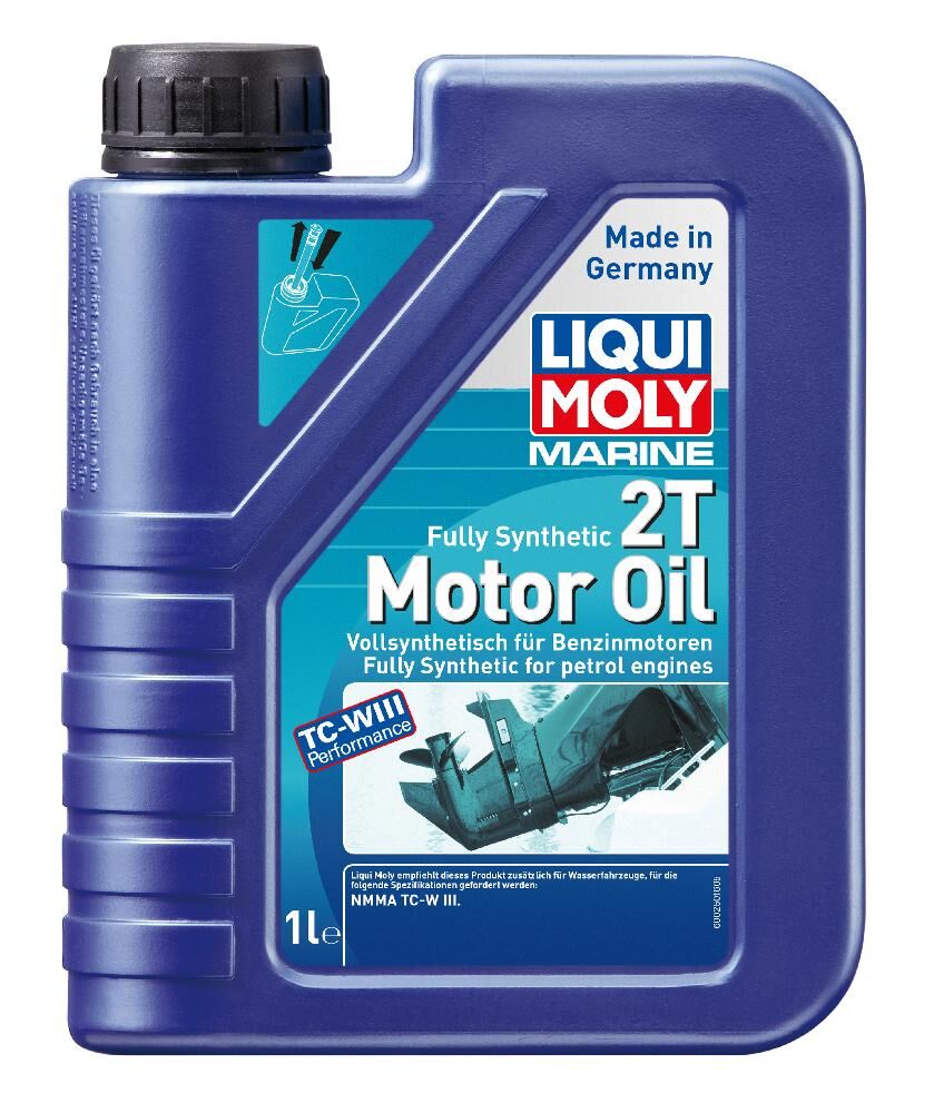 Масло для лодочных моторов LIQUI MOLY Marine Fylly Synthetic 2T 1 л (масло синтетическое) 25019