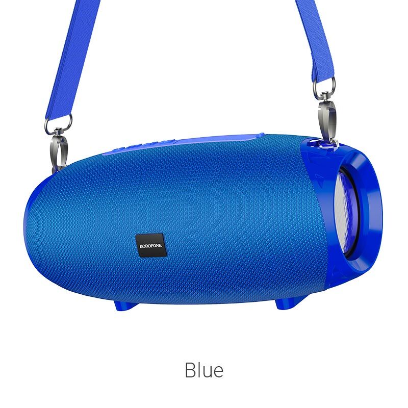 Колонка портативная Borofone BR12 Amplio Bluetooth 5.0, USB,FM, синяя 2