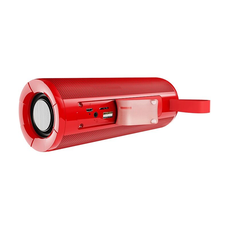 Колонка портативная Borofone BR1 Beyond Bluetooth 5.0, USB,FM, красная 2