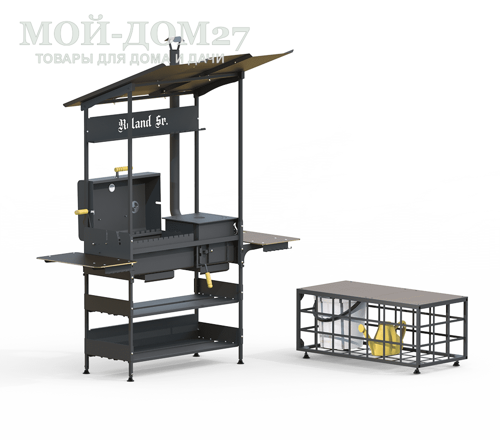 Гриль, мангал и печь под казан ROLAND Sr., цена в Хабаровске от компании МОЙ -ДОМ27