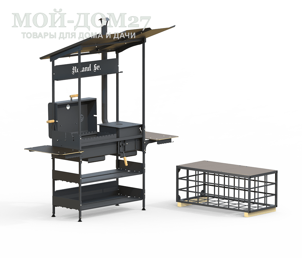 Гриль, мангал и печь под казан ROLAND Sr., цена в Хабаровске от компании  МОЙ-ДОМ27