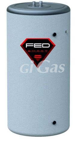 Бойлер косвенного нагрева бак в баке напольный FED 240 Smart (полезный объем ГВС 150 л, произв.1284л/ч при 40*С) Белый