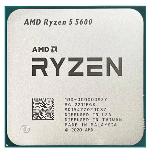 Процессор AMD AMD Ryzen 5 5600 100-000000927/(3.5GHz) сокет AM4 L3 кэш 32MB/OEM