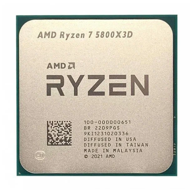 Процессор AMD AMD Ryzen 7 5800X3D 100-000000651/(3.4GHz) сокет AM4 L3 кэш 96MB/OEM