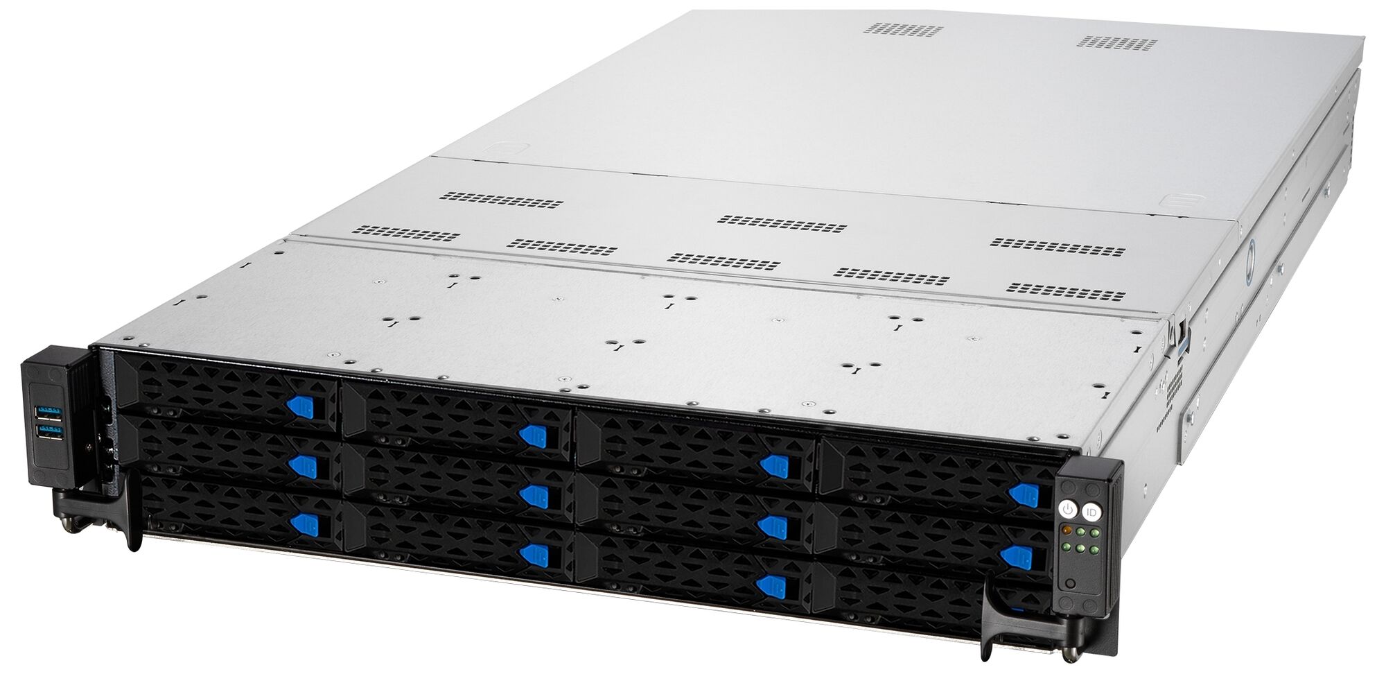 Серверная платформа Asus Asus RS720-E10-RS12 90SF00Z3-M00920/2U/2x4189/ 32xDDR4-3200 RDIMM/LRDIMM/ 12x2.5",M.2
