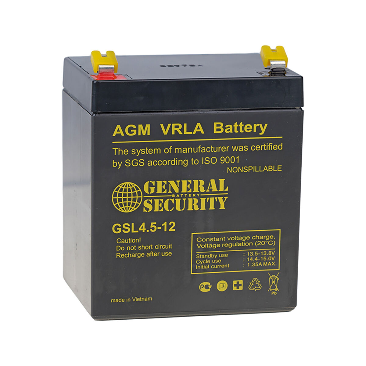 GSL 12 - 4.5 GS Аккумулятор 12В - 4.5Ач., цена в Красноярске от ...