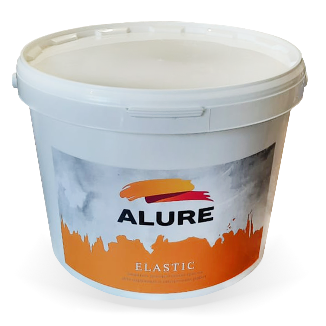 Краска для помещений и фасадов Alure Elastic (Алюр Эластик) 7 кг
