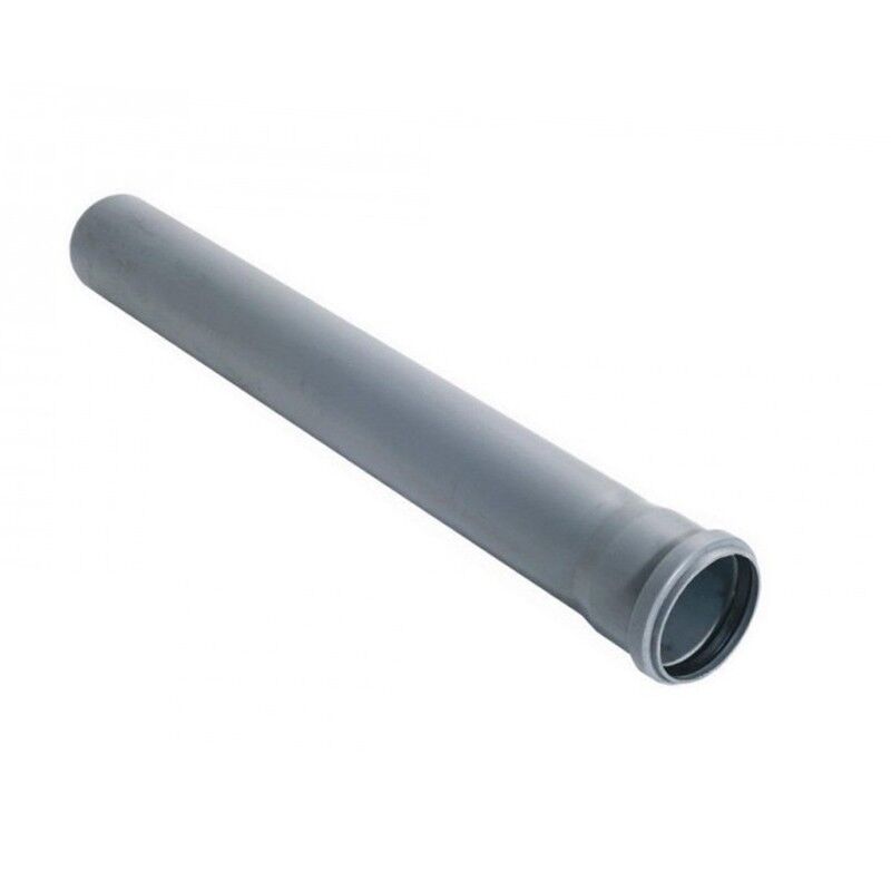 Труба ПП (полипропилен) для канализации DN 110, длина 750, стенка 2,7мм, с уплотнительным кольцом, Ростурпласт РосТурПла