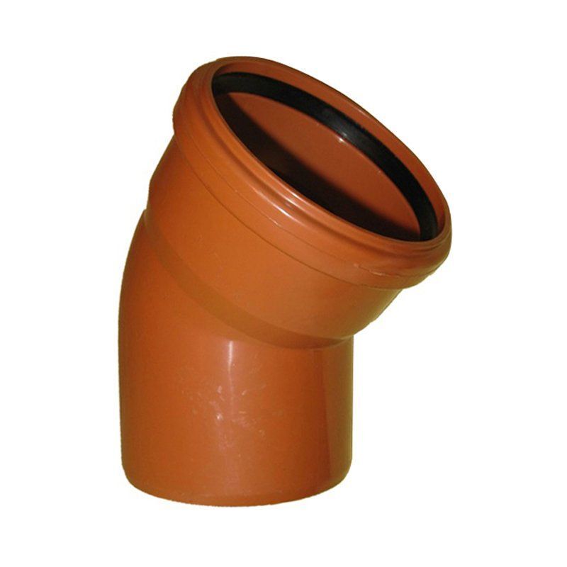 Отвод ПП (полипропилен) для наружной канализации 30 гр. Дн 110, Valfex 924021018