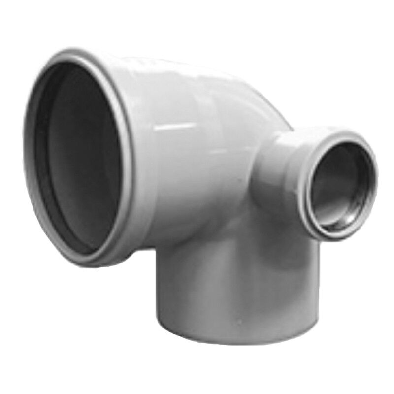 Отвод ПП (полипропилен) для канализации 87,5гр. универсальный 110-50 вправо, Valfex 924020074