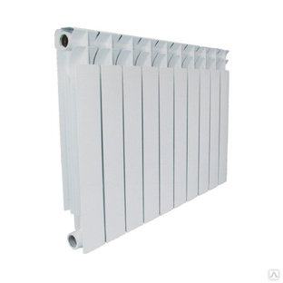 Радиатор биметаллический ТЕПЛОВАТТ E 80/500 123Вт 10-секционный Тепловатт 301700020 
