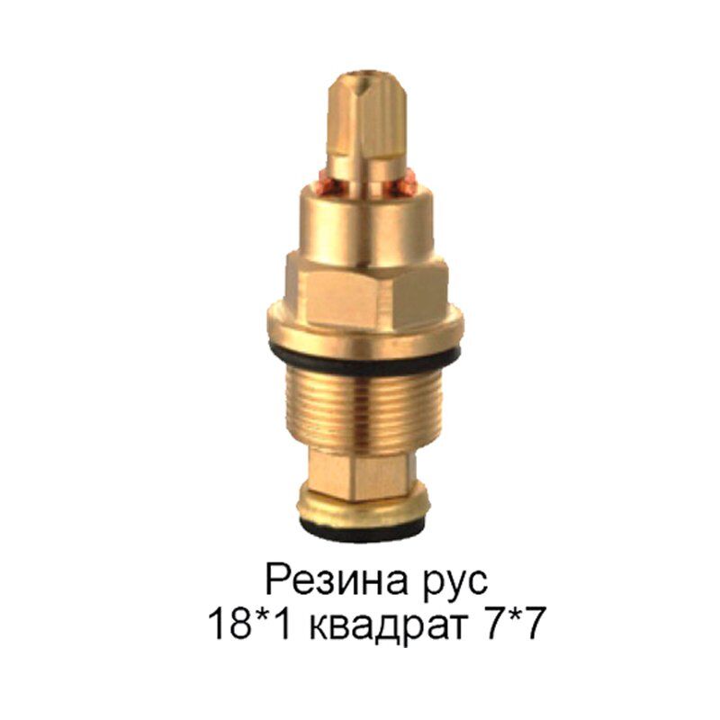 Кран-букса резинадля российских смесителей/квадрат 7х7 М18х1 +под юбку no name 409902022