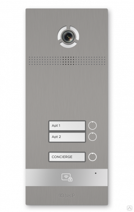BI-02FB SILVER, вызывная панель IP-домофона