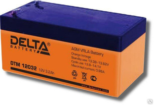 Аккумуляторная батарея 12-3,2 (12В, 2,2Ач) Delta DTM 12032 