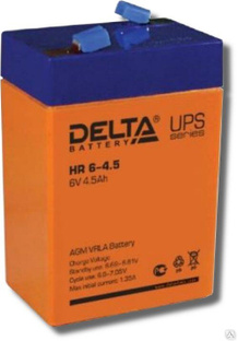 Аккумуляторная батарея Delta HR 6-4.5 (6V 4.5Ah) 