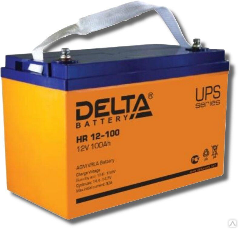 Аккумуляторная батарея Delta HR 12-100 (12V 100Ah)
