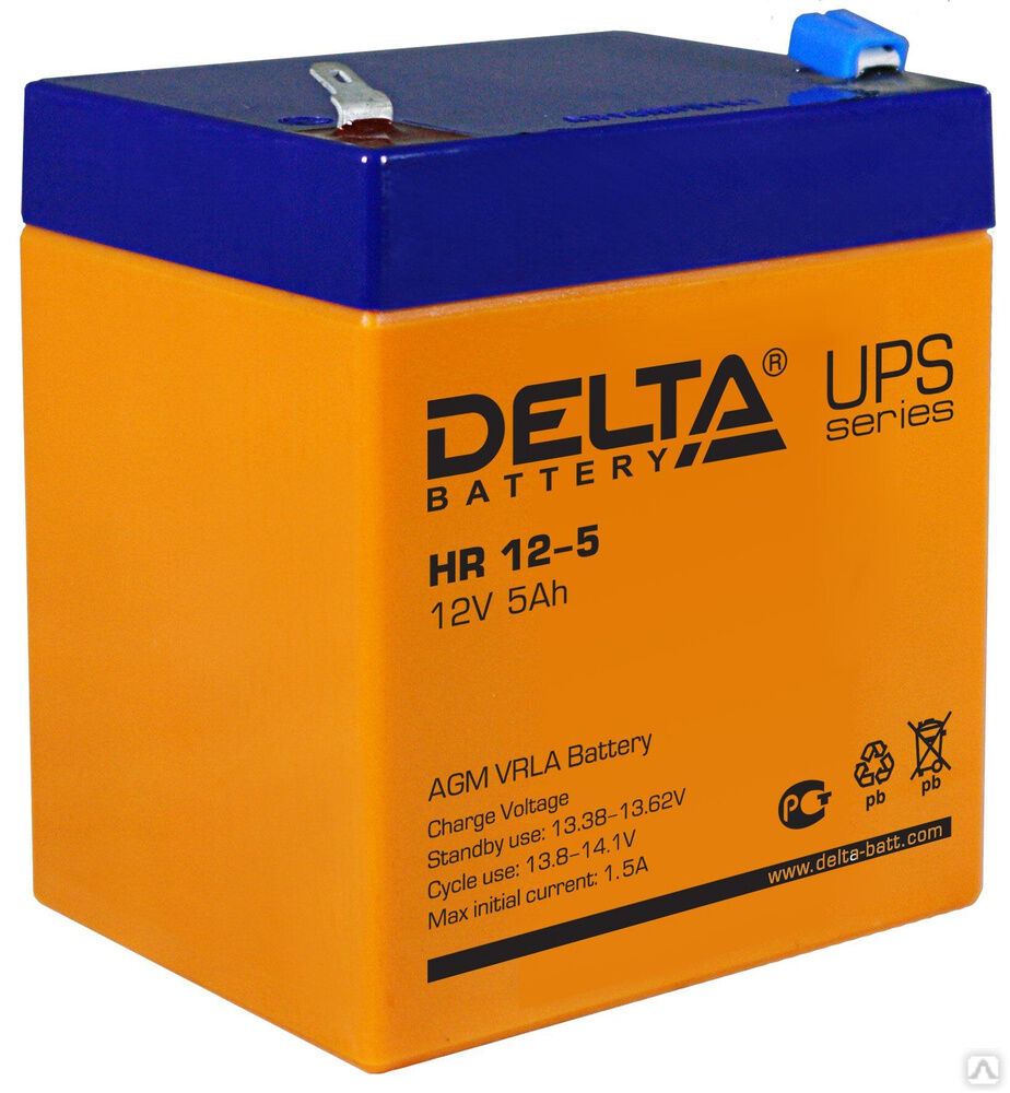 Аккумуляторная батарея Delta HR 12-5 (12V 5Ah)