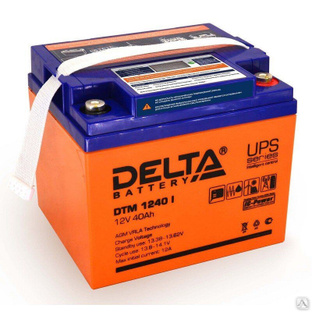 Аккумуляторная батарея 12-40 (12В, 40Ач) Delta DTM 1240 I 