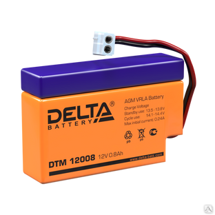Аккумуляторная батарея Delta DTM 12008 Т9 (для Лунь 23) #1