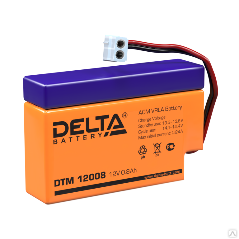 Аккумуляторная батарея Delta DTM 12008 Т9 (для Лунь 23)