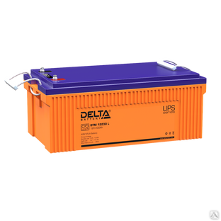 Аккумуляторная батарея 12-230 (12В, 230Ач) Delta DTM 12230 L 