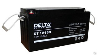 Аккумуляторная батарея 12-150 (12В, 150Ач) Delta DT 12150 