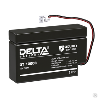 Аккумуляторная батарея Delta DT 12008 Т13 