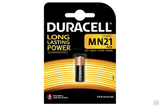 Батарейка спец.щелочная (алкалиновая) тип MN21/A23/LR23, Duracell Security 