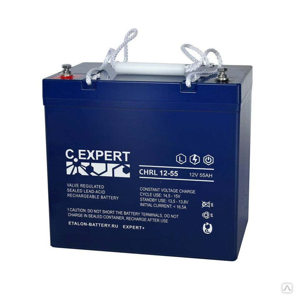 Аккумуляторная батарея 12-55 (12В, 55Ач) C.EXPERT CHRL 12-55
