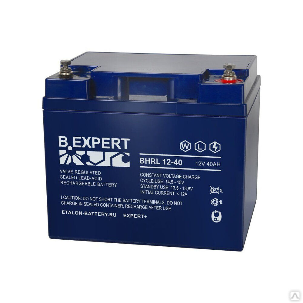 Аккумуляторная батарея 12-40 (12В, 40Ач) B.EXPERT BHRL 12-40