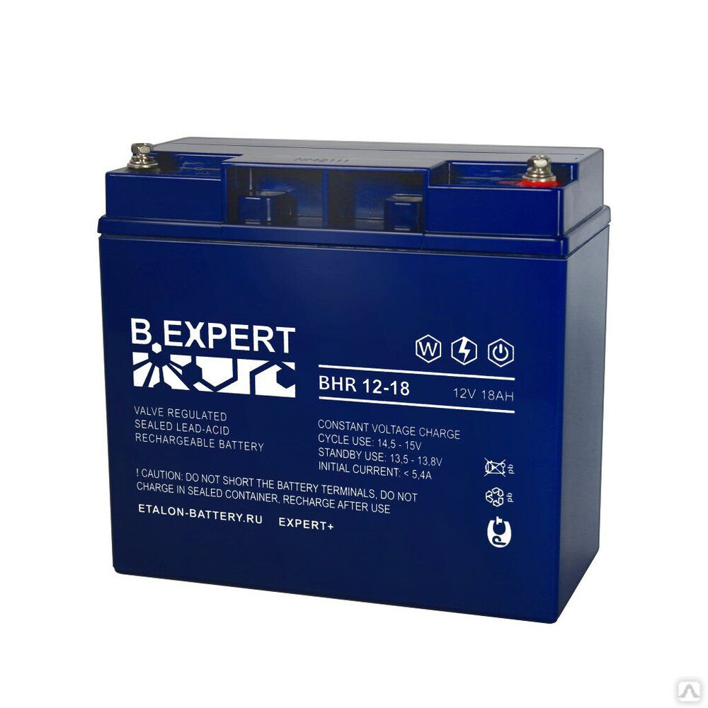 Аккумуляторная батарея 12-18 (12В, 18Ач) B.EXPERT BHR 12-18