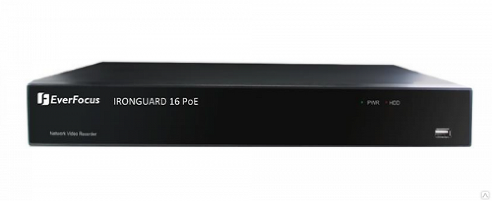 IRONGUARD 16 PoE, IP-видеорегистратор 16-канальный