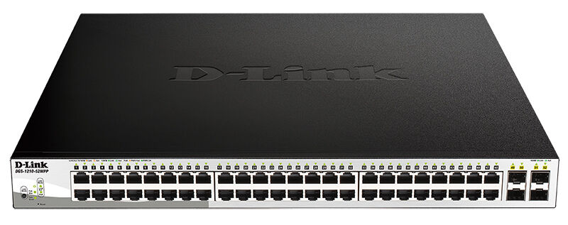 Коммутатор D-Link D-Link WebSmart DGS-1210-52MPP/E2A /PoE 740Вт./Управляемый Layer 2