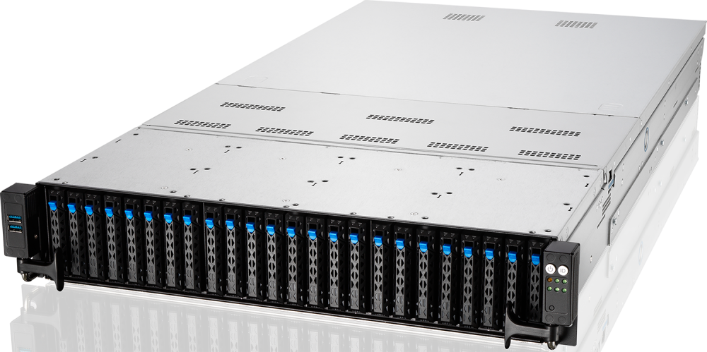 Серверная платформа Asus Asus RS520A-E11-RS24U 90SF01Q1-M001Z0/2U/1x4094/ 16xDDR4-3200 RDIMM/LRDIMM/ 24x2.5",M.2