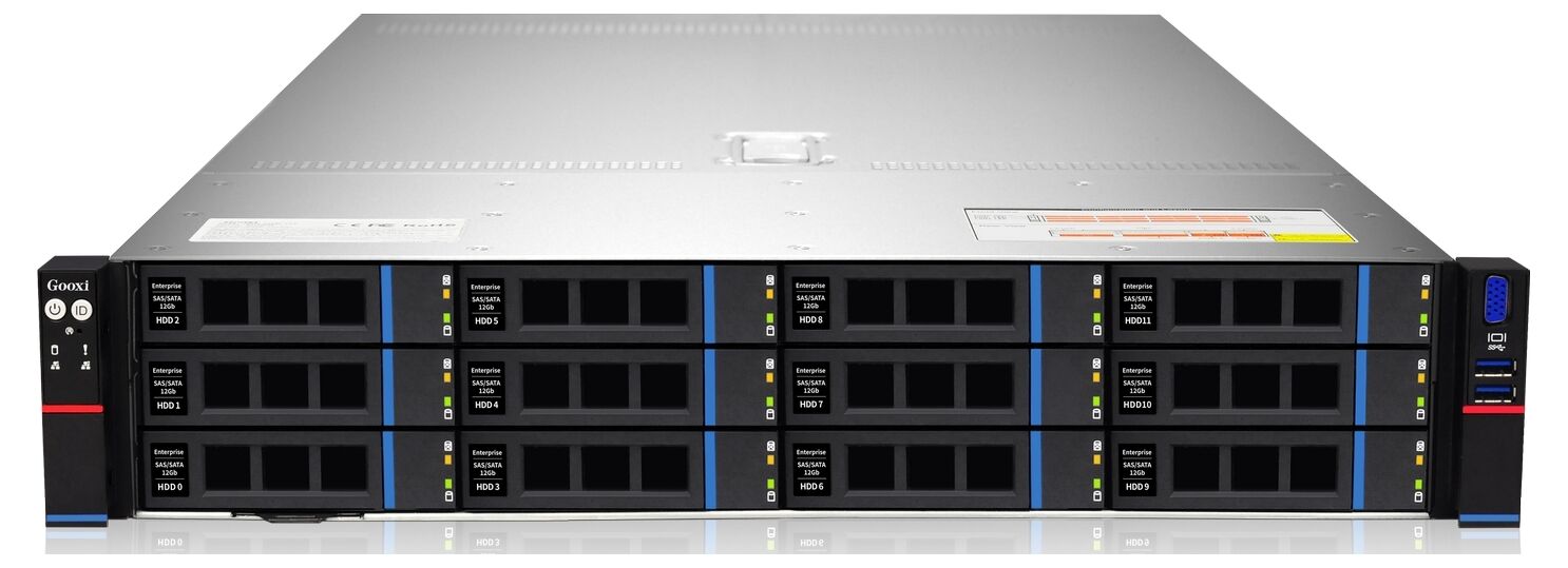 Серверная платформа Gooxi Gooxi SL201-D12R-NV-G3 SL201-D12R-G3-NV/2U/2x4189/ 32xDDR4-3200 RDIMM/LRDIMM/ 12x2.5",3.5",M.2