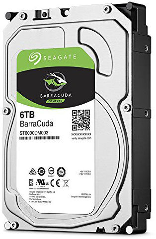 Жесткий диск HDD Seagate Seagate ST6000DM003 BarraCuda /SATA III/6 TB 5400об/мин/Скорость чтения 185МБайт/с Скорость зап