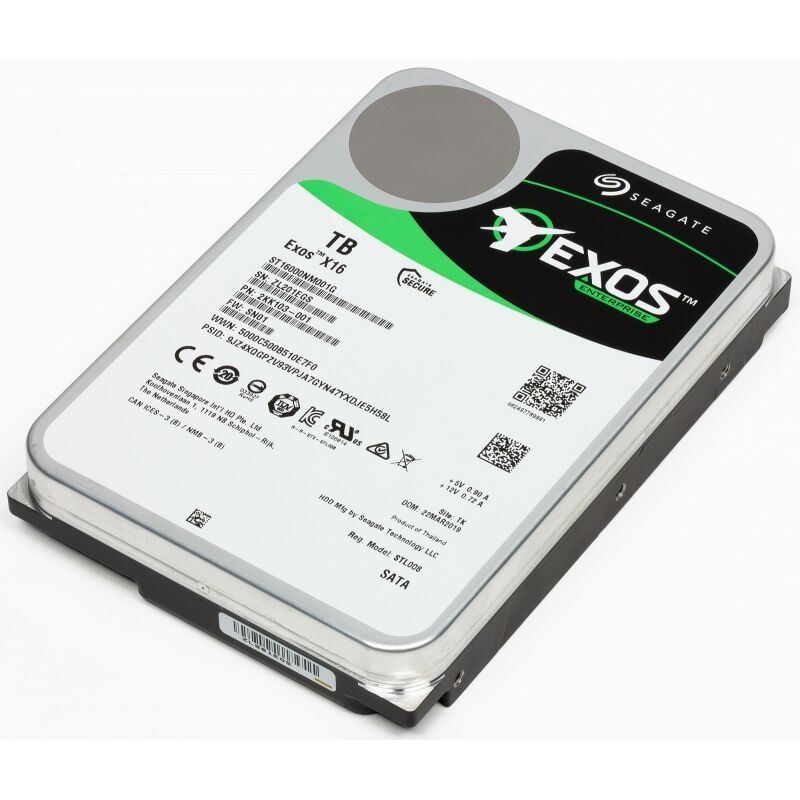 Жесткий диск HDD Seagate Seagate ST14000NM001G Exos X16 /SATA III/14 TB 7200об/мин