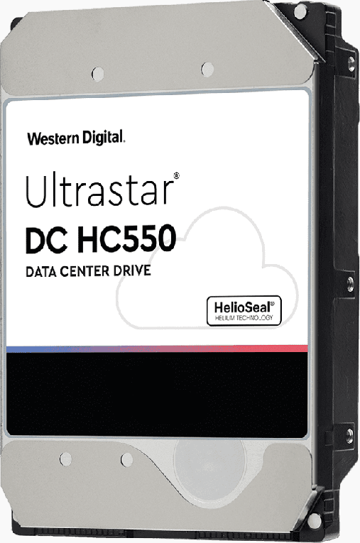 Жесткий диск HDD Western Digital Western Digital Ultrastar HC550 0F38357/SAS 3.0/16 TB 7200об/мин