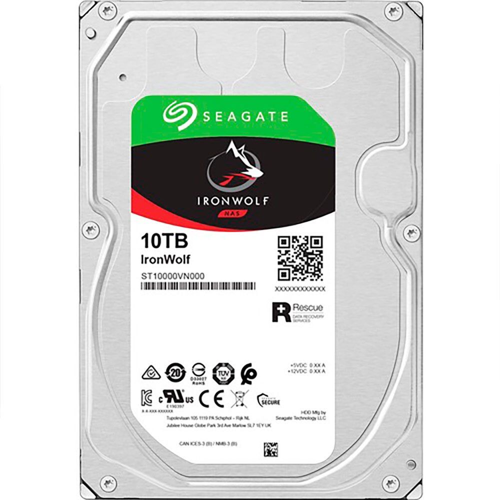 Жесткий диск HDD Seagate Seagate IronWolf ST10000VN000/SATA III/10 TB 7200об/мин/Скорость чтения 210МБайт/с Скорость зап